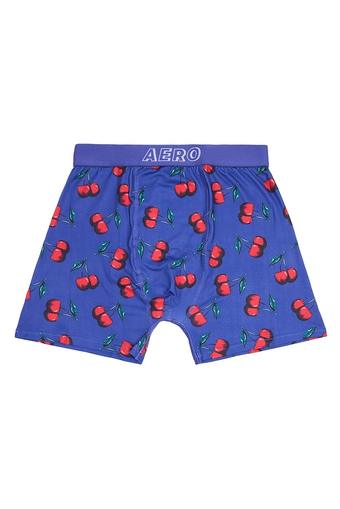 AERO Cherry Skulls Printed Boxer Briefs