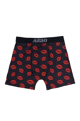 Lips Printed Boxer Briefs