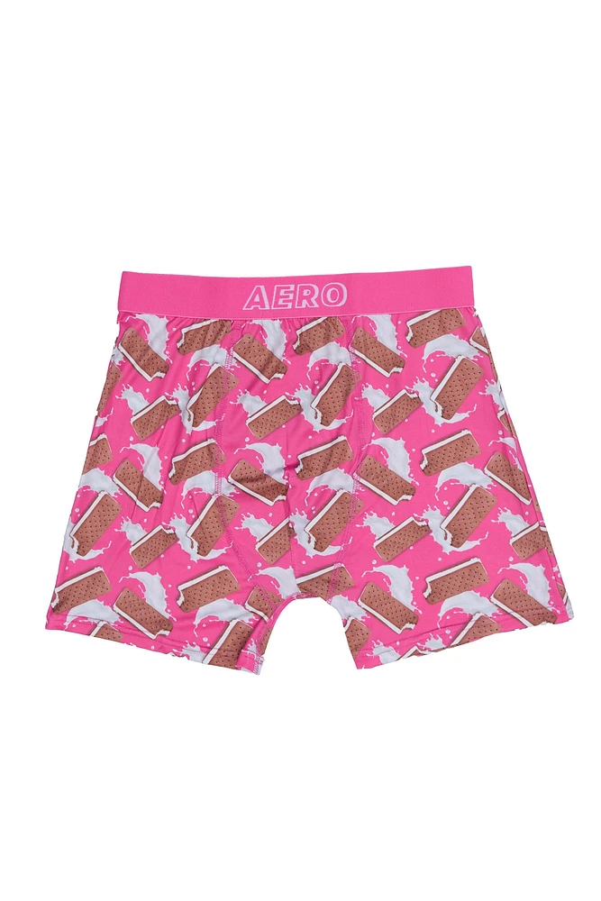 Ice Cream Sandwiches Printed Boxer Briefs