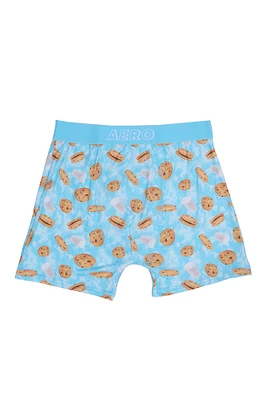 Cookies And Milk Printed Boxer Briefs