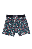 Forest Mushrooms Printed Boxer Briefs