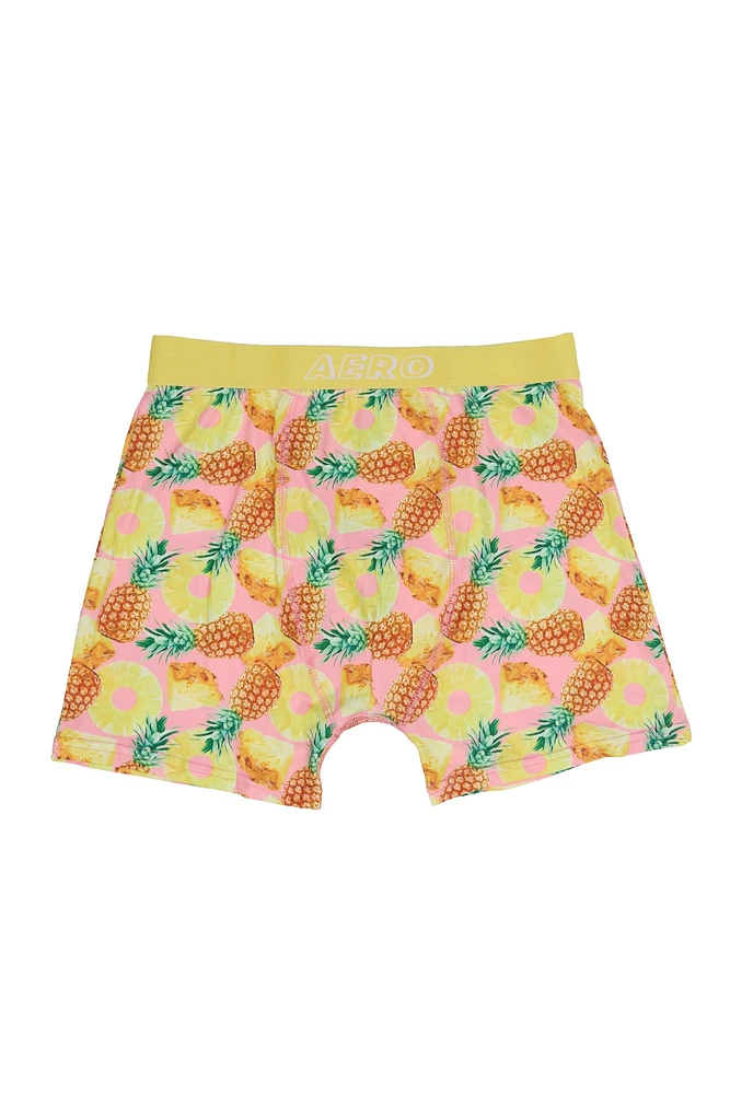 Pineapple Printed Boxer Briefs