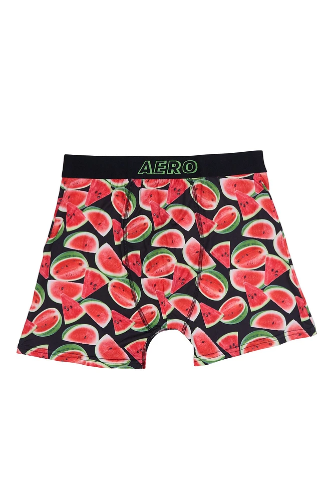 Watermelon Printed Boxer Briefs