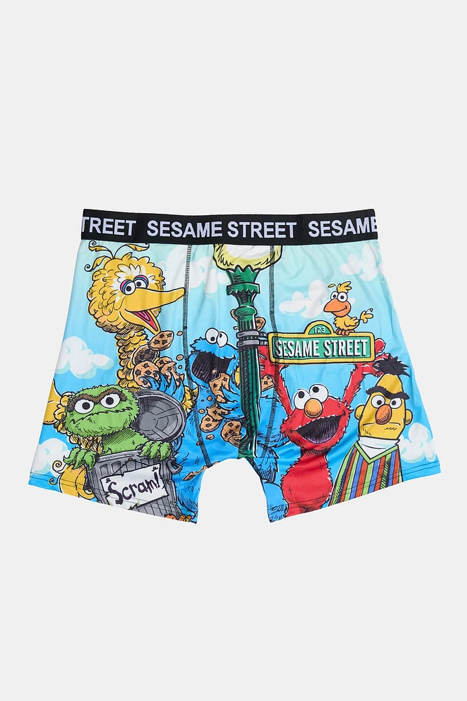 Sesame Street Printed Boxer Briefs