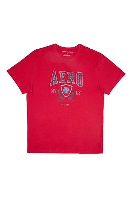 AERO New York Bear Crest Graphic Tee