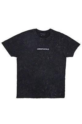 Aéropostale Box Graphic Acid Wash Tee