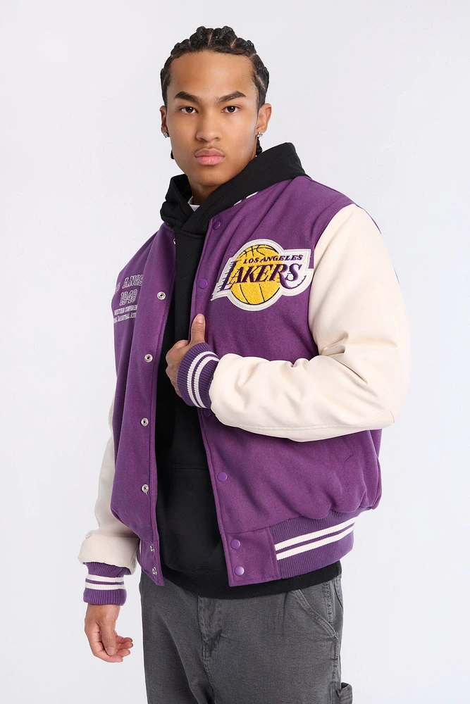 Los Angeles Lakers Varsity Bomber Jacket