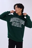 Michigan State Chenille Patch Graphic Hoodie