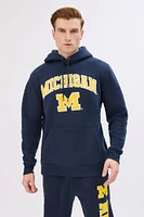 Michigan M Chenille Patch Graphic Hoodie