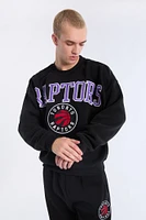 Sweat-shirt surdimensionné imprime? graphique Toronto Raptors