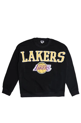 Los Angeles Lakers Graphic Crew Neck Oversized Sweatshirt