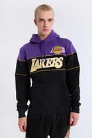 Pull a? capuchon graphique Los Angeles Lakers bloc de couleur