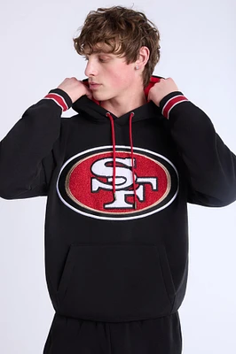 Pull a? capuchon graphique chenille San Francisco 49ers