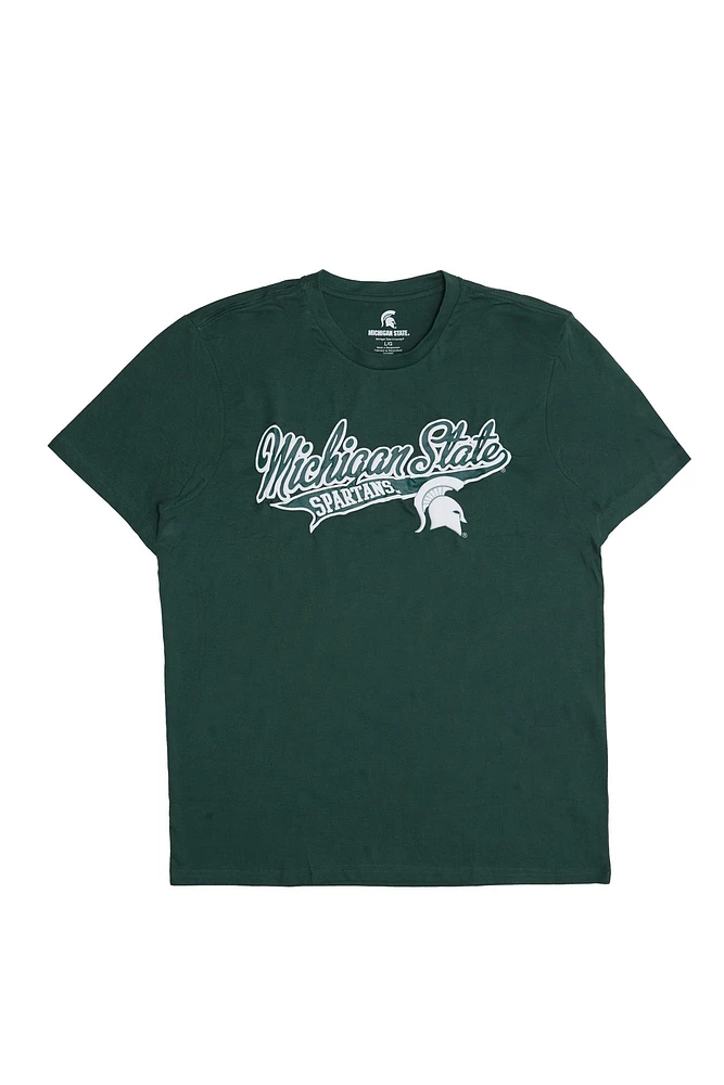 T-shirt imprimé graphique Michigan State Script