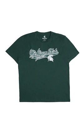 Michigan State Script Graphic Tee