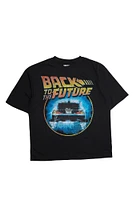 T-shirt surdimensionné imprimé graphique Back To The Future Delorian