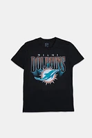 T-shirt imprimé graphique Miami Dolphins
