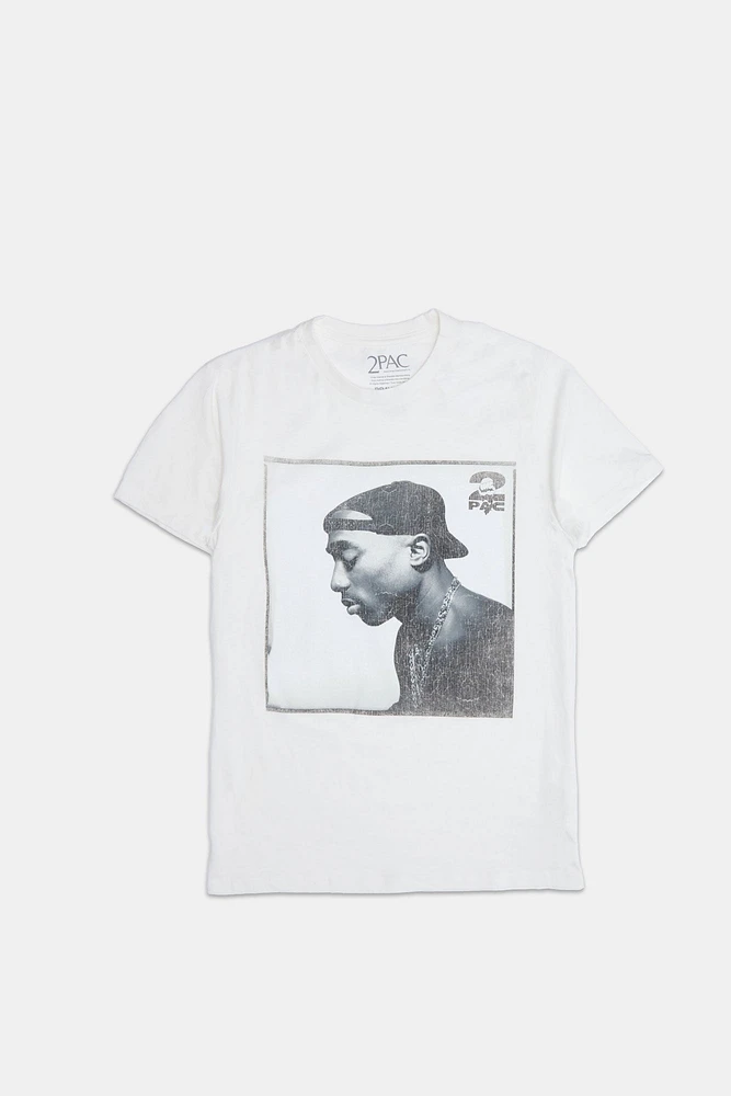 T-shirt imprimé graphique 2Pac Portrait