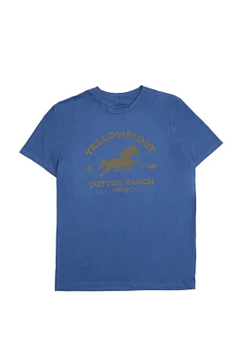 T-shirt imprimé graphique Yellowstone