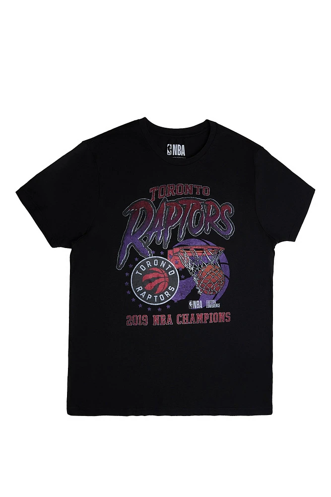 Toronto Raptors Graphic Acid Wash Tee