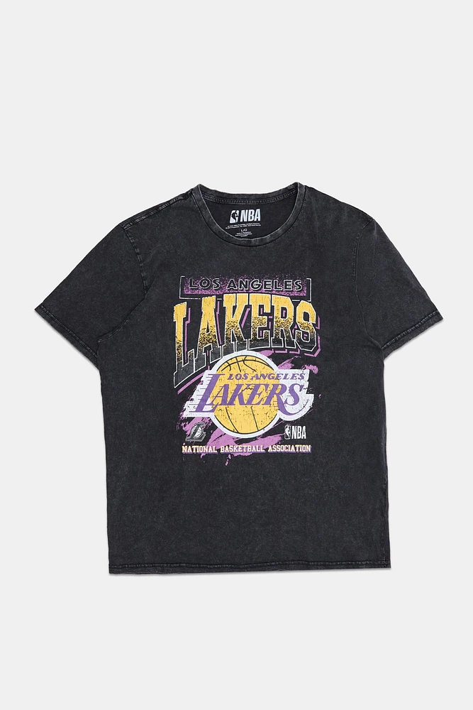 Los Angeles Lakers Washed Graphic Tee