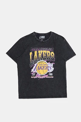 Los Angeles Lakers Washed Graphic Tee