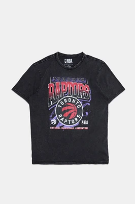 T-shirt graphique délavé Toronto Raptors