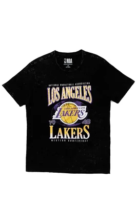 Los Angeles Lakers Graphic Acid Wash Tee