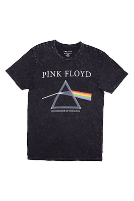 Pink Floyd The Dark Side Of Moon Graphic Acid Wash Tee