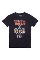 Guns N' Roses Skulls Graphic Acid Wash Tee