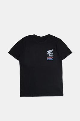 T-shirt imprimé graphique Honda Racing HRC