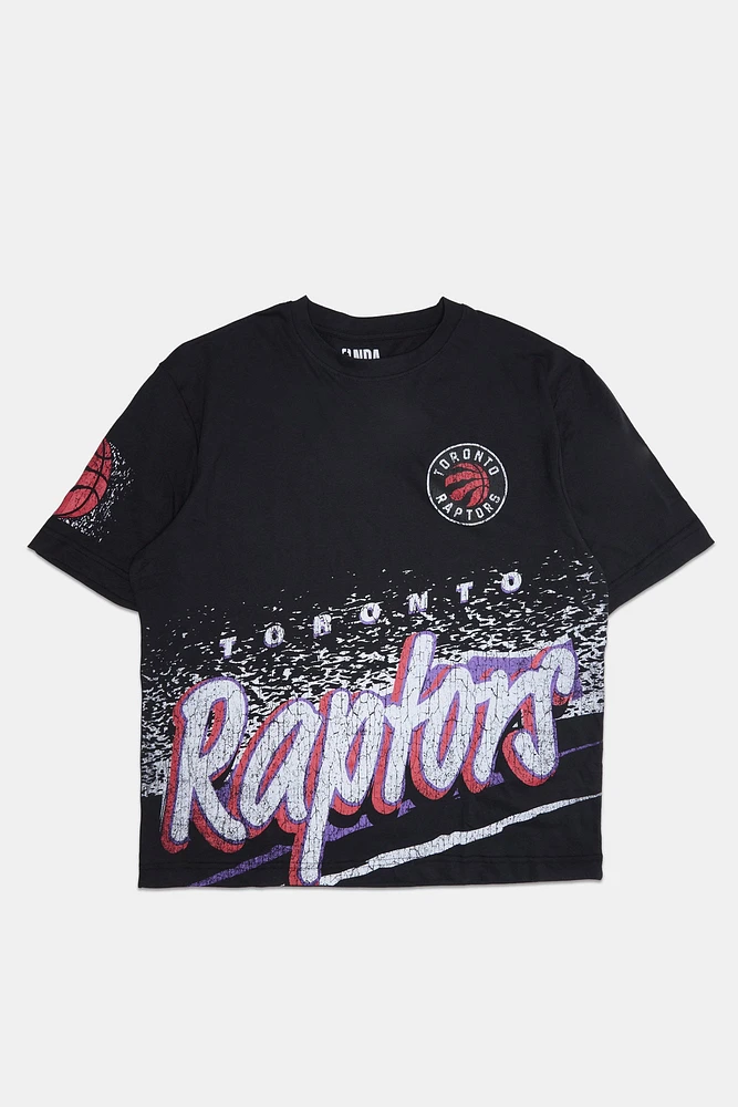 T-shirt surdimensionné graphique Toronto Raptors