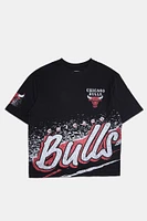 T-shirt surdimensionné graphique Chicago Bulls