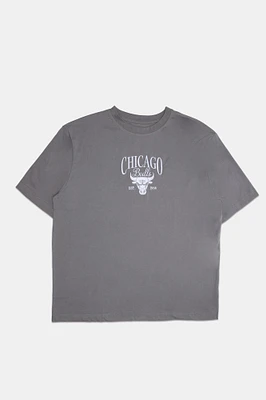 T-shirt graphique brodé Chicago Bulls