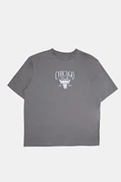 T-shirt graphique brodé Chicago Bulls