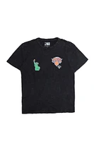 New York Knicks Graphic Acid Wash Tee