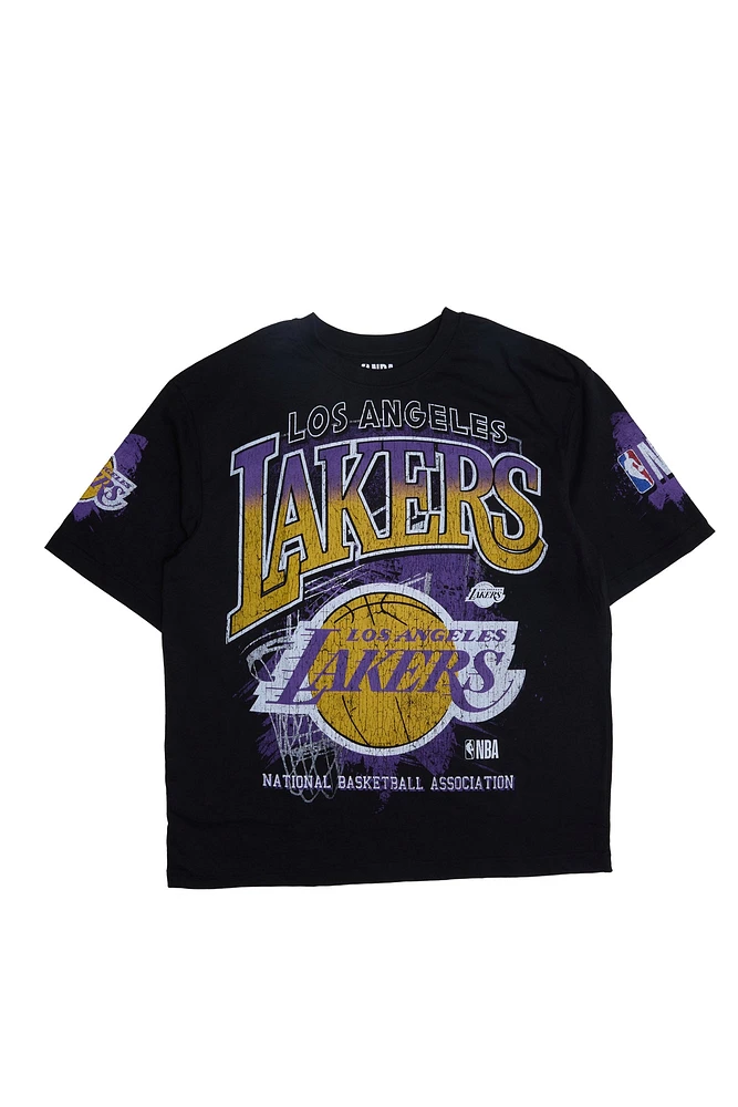 Los Angeles Lakers  Graphic Oversized Tee