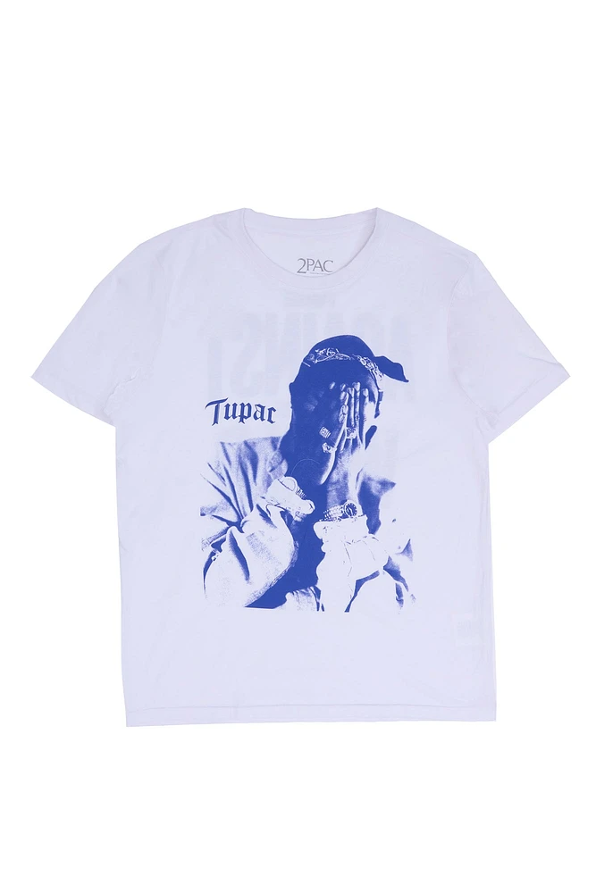 T-shirt imprimé graphique Tupac Me Against The World