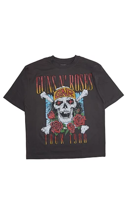 T-shirt surdimensionné imprimé graphique Guns N' Roses