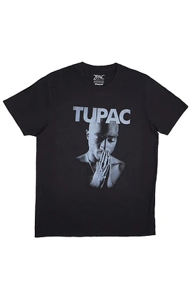 Tupac Praying Hands Graphic Tee