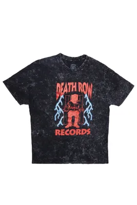 Death Row Records Graphic Acid Wash Tee