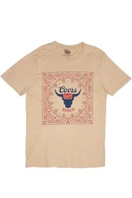 Coors Rodeo Graphic Acid Wash Tee