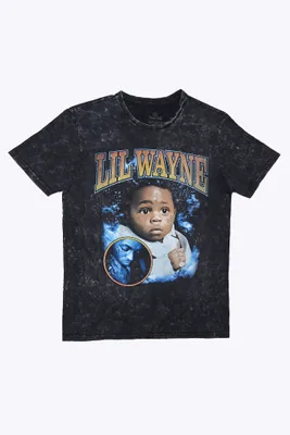 Lil Wayne Graphic Acid Wash Tee