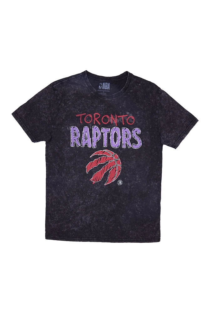 Toronto Raptors Basketball Hand-Drawn Print Graphic Tee
