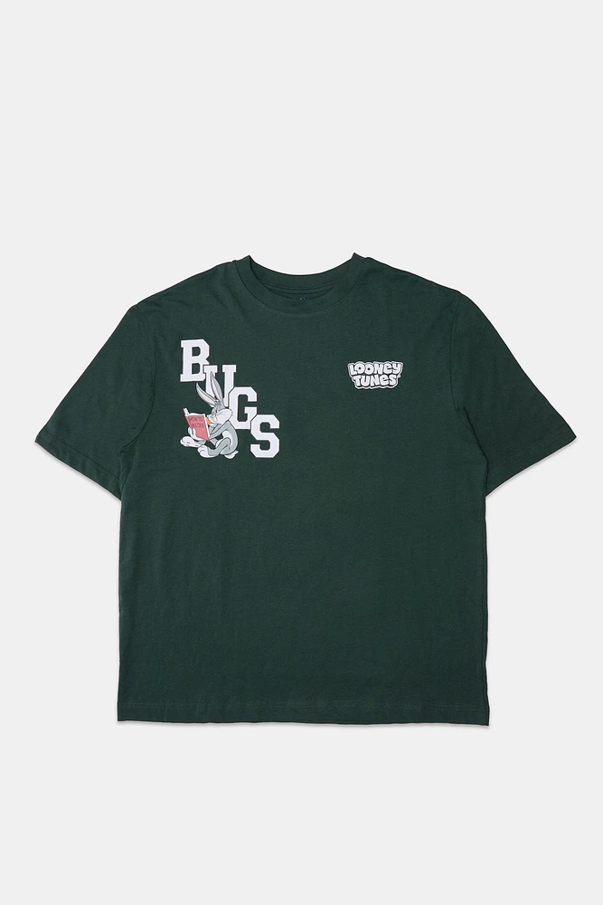 T-shirt imprimé graphique Looney Tunes Bugs Bunny
