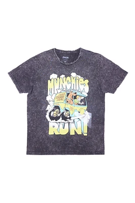 Scooby-Doo Munchies Graphic Acid Wash Tee