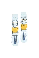 Squidward Printed Crew Socks