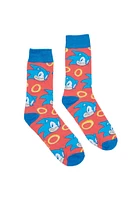 Sonic The Hedgehog Printed Crew Socks