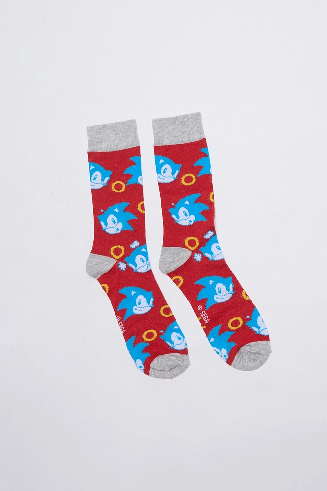 Chaussettes imprimées Sonic The Hedgehog