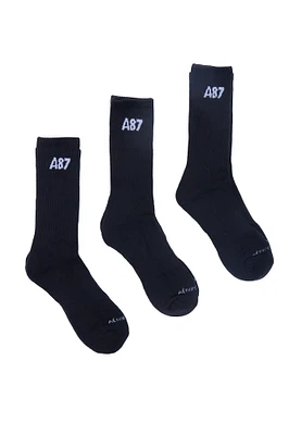 AERO A87 Athletic Crew Socks 3-Pack